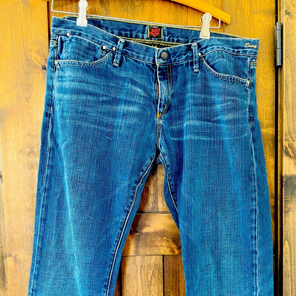 Womens Gold Sign Jeans